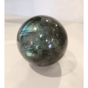 508g Natural Labradorite Quartz Ball Crystal Quartz Sphere Mineral Healing